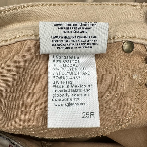 AG Adriano Goldschmied The Legging Ankle Sateen Jeans - 25 Regular - Picture 11 of 16